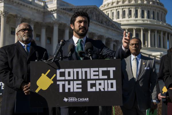 Rep. Greg Casar, D-Texas, announced during a press conference Feb. 14 he filed the ‘Connect the Grid Act’ in Washington, D.C.