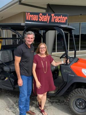 Jeff Virnau and his wife Melissa announced the sale of Virnau and Sons Tractor to Washington County Tractor Tuesday morning. CONTRIBUTED PHOTO