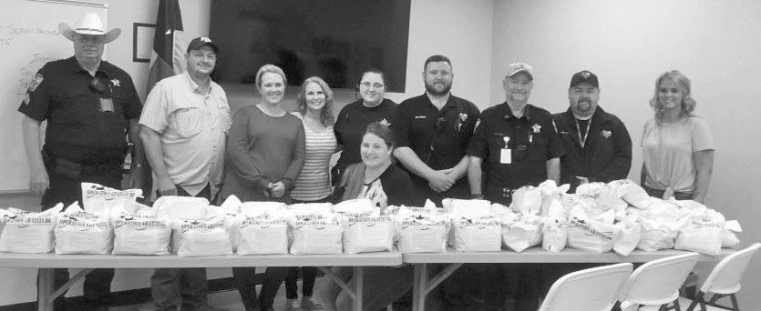 On Tuesday, March 14, the Sealy News delivered Operation Gratitude care packages to the Austin County Sheriff’s Office. Thank you, Sealy News, for your generosity and continued support of Austin County Law Enforcement. CONTRIBUTED PHOTO