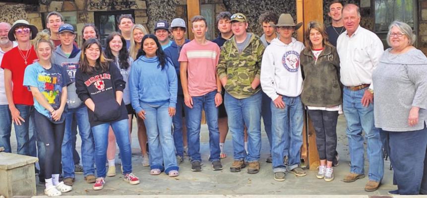 Members of Faith Academy’s junior class embarked on a field trip the first weekend in April that started in Brackettville and ended in San Antonio. CONTRIBUTED PHOTO