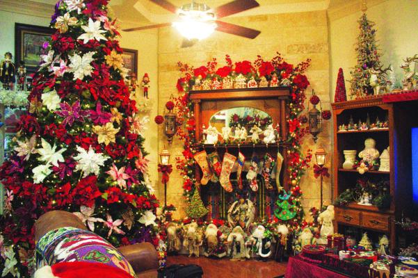 “The Snowman” has over 100+ decorations spread out throughout his house in the form of ornaments, figurines, trees, nativities and more. PHOTO BY ABENEZER YONAS