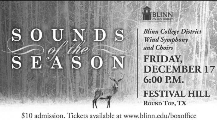 Blinn’s wind symphony, choirs usher in holiday season Dec. 17