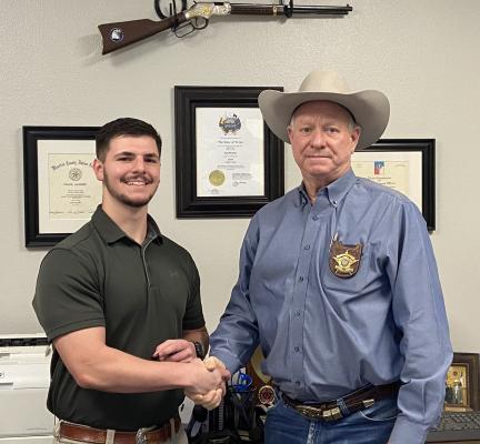 The Austin County Sheriff's Office would like to welcome Coleton Dyer as a deputy. Dyer comes from the Canyon Police Department. Austin County Sheriff Jack Brandes is honored to have Dyer working with at the Sheriff's Office.