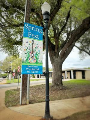 Who is ready for Spring Fest!? Main Street is looking festive.