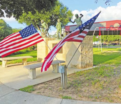 Residents celebrate Memorial Day at Levine Park