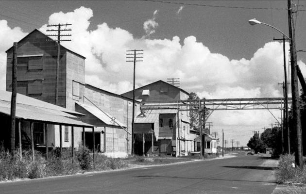 The Sealy Rice Mill looking south in downtown Sealy. CONTRIBUTED PHOTO