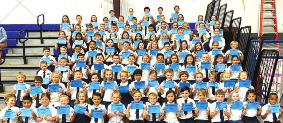 Elementary students at Faith Academy of Bellville were recently recognized for academic accomplishments including honor roll and perfect attendance in the 3rd Quarter of the school year. CONTRIBUTED PHOTO