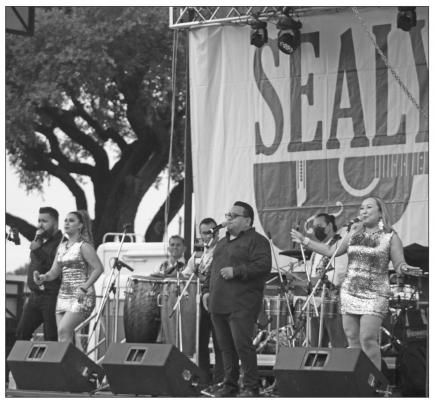 A Tejano band performs during the 2021 Sealybration festival. CONTRIBUTED PHOTO