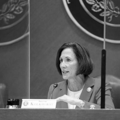 State Sen. Lois Kolkhorst chairs the Dec. 8 Senate Committee on Health and Human Services Hearing. Contributed photo
