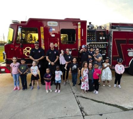 The Touch the Truck community event was held last week at the Virgil and Josephine Gordon Memorial Library. There was a great turnout as kids and residents had the opportunity to visit with Sealy Volunteer firefighters and emergency personel. COURTESY PHOTOS