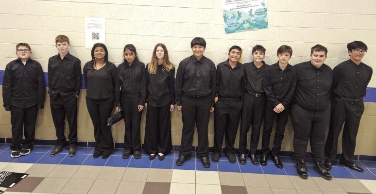 Sealy JH band shines at region concert