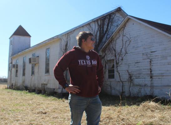 04: Pete Ribardo of Sealy Troop 548 addressed the brush and foliage that had overrun the Mt. Zion Baptist Church property as his Eagle Scout Project. HANS LAMMEMAN