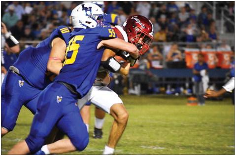 Brazos came away with a 46-12 win over Louise last Friday night on the road.