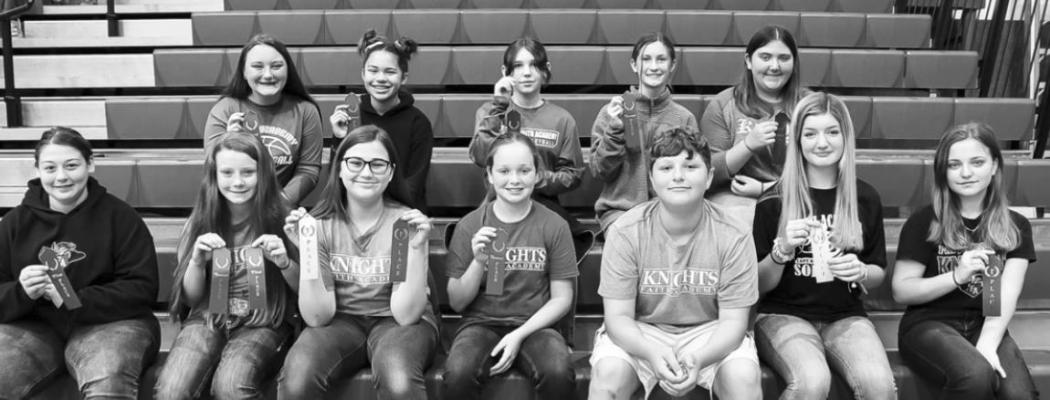 12 junior high-level Faith Academy students were honored for their artwork submitted to the Faith Academy in-house Art Festival April 9.