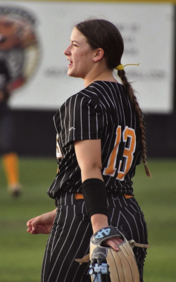 Senior Kara Kram anchored the infield for the Lady Tigers this season and provided leadership to the younger players on the team.