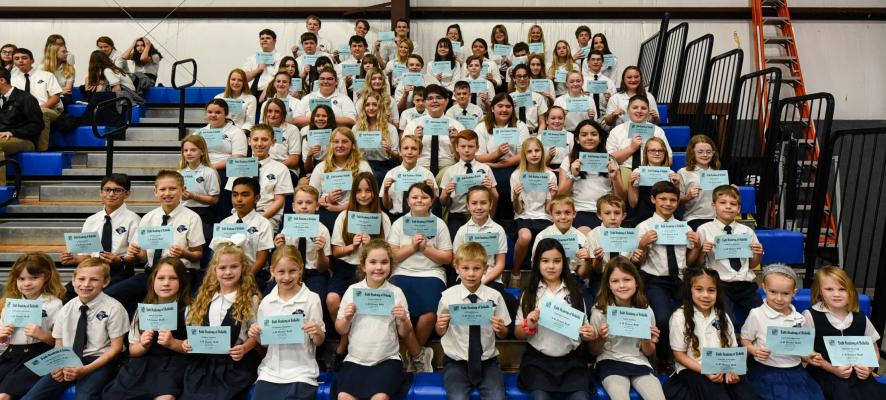 84 Faith Academy students earned AB Honor Roll in the third quarter. (Contributed photo)