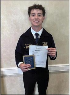 McCain of Brazos FFA recognized as a Ford Leadership Scholar