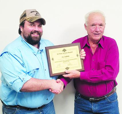 Lapham recognized by conservation district