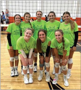 Sealy Lady Tiger varsity volleyball finished summer league with a third place overall finish in the Schulenburg COURTESY PHOTO