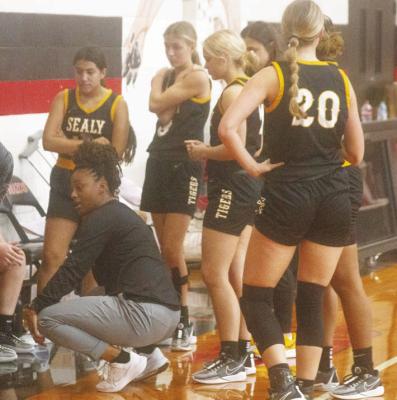 The Sealy Lady Tigers began the Class 4A playoffs Tuesday night in Neeville against Bay City. The results were not available at press time. PHOTOS BY JIMMY GALVAN
