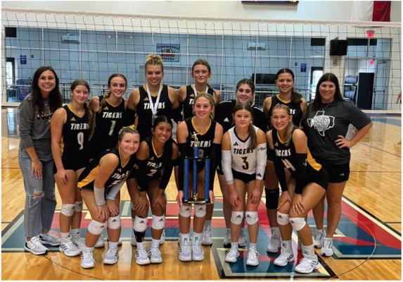 Back row left to right - Kara Kram, Ansley Owen, Baylee Brandes, Lauren Luther, Gracie Garcia, Ava Gregory. Front row left to right - Hailey Svoboda, Marley Butler, Ryanne Meyer, Karly Kram, Avery Grigar. Not pictured - Jade Barton