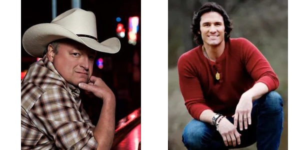 Mark Chesnutt, left, was forced to cancel his performance at the Austin County Fair Oct. 14 and Joe Nichols, right, was named the replacement by the AC Fair Association. CONTRIBUTED PHOTOS
