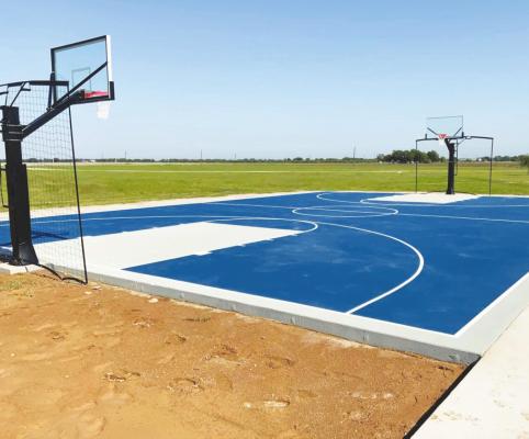Courts set up at park