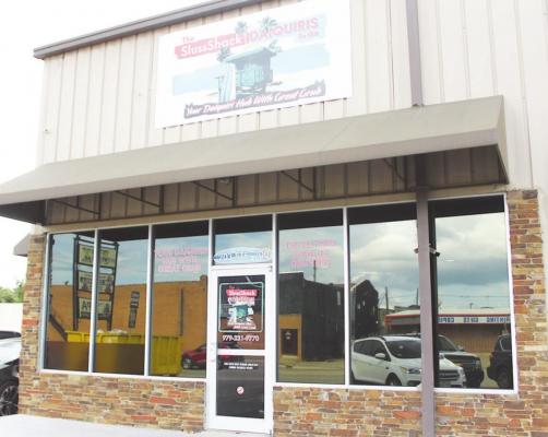 SlussShack Daiquiris, located at 203 Meyer Street, Suite 200, is open from 11 a.m. to 9 p.m. Wednesday and Thursday, from 11 a.m. to 10 p.m. Friday and Saturday and from 11:30 a.m. to 6:30 p.m. Sunday. Mondays (for now) and Tuesdays are closed. PHOTOS BY COLE McNANNA
