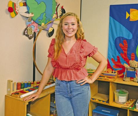 Education major looks forward to inspiring children