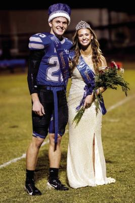 Travis Woodley and Izzy Walker were named the Faith Academy Homecoming King and Queen Friday night. COURTESY PHOTO