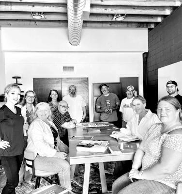 DOWNTOWN ASSOCIATION HARD AT WORK