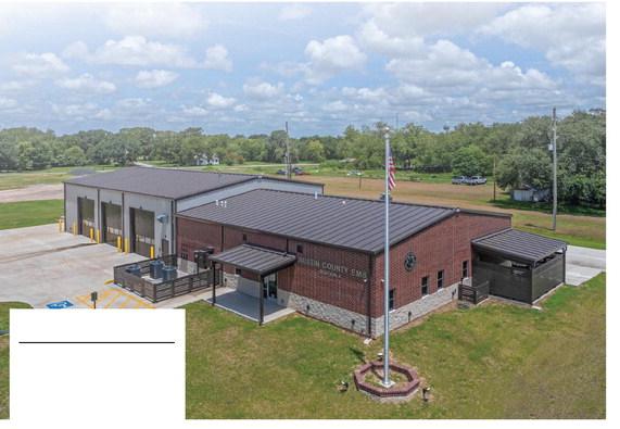 The Wallis EMS Station is now complete and ready to serve the community.