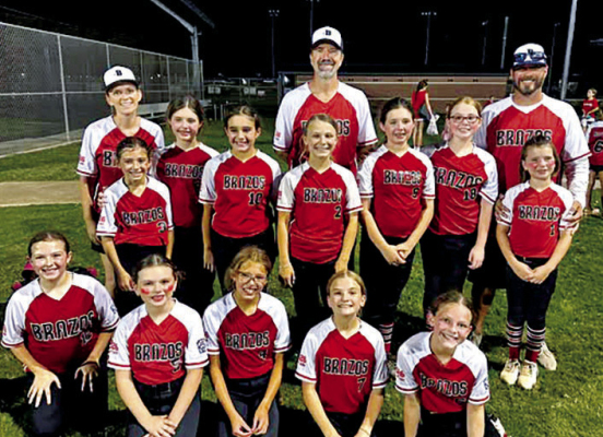 The Brazos Minor All-Star team finished their season by coming in third place in the district tournament. COURTESY PHOTO