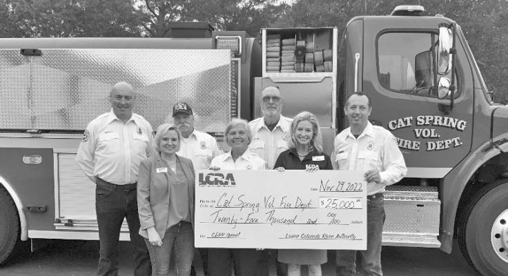 LCRA awards $25,000 grant