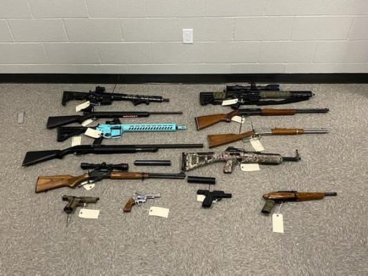 Two Texas residents were arrested in connection to methamphetamine trafficking after an investigation led officers to their residences Thursday morning, according to an ACSO statement. CONTRIBUTED PHOTO