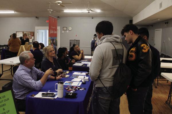 The Austin County Career and Hiring event was hosted by the Bellville Chamber of Commerce, Greater Sealy Area Chamber of Commerce, Wallis Chamber of Commerce, New Ulm Chamber of Commerce and Texas Workforce Solutions. Sponsored by the American Legion Hall located at 1630 Meyer St, Sealy. The event had over 30 businesses set up with job opportunities. PHOTOS BY AMANDA LUKSHA