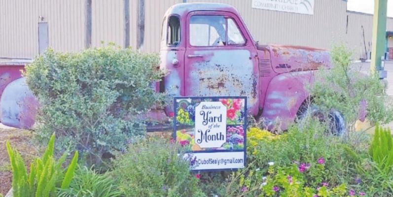 The Garden Club of Sealy’s Business Yard of the Month for October was chosen as LifeBridge Church at 2162 FM 2187. COURTESY PHOTOS