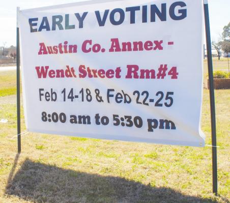 EARLY VOTING BEGINS