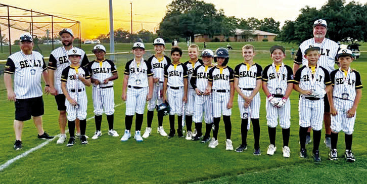 The Sealy 11u All-Star baseball team finished their season by coming home with a silver medal from the district tournament. COURTESY PHOTO