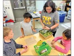 Early Childhood-Learn Grow Eat Go, which is an educational curriculum, focused on edible and non-edible stems in the third week of February. The students learned the difference between each and the purpose they serve. Most importantly, they enjoyed sampling a variety of delicious edible stems. The program is definitely taking the students to new heights. We hope that you will continue to follow their journey as we grow and glow with the participants at Sealy Elementary.