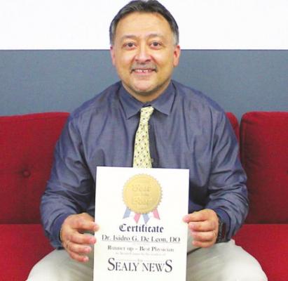 Dr. Isidro G. De Leon, DO – Runner Up: Best Physician
