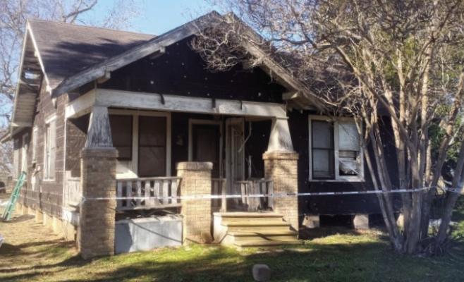 The Boseman House was moved last week to the Sealy Historical Park from FM 2187. Courtesy photo