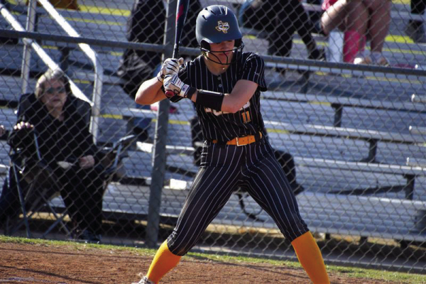 Caylee Syzdek hit a single, double and a home run while recording four RBIs in the win over Freeman. SEALY NEWS | EVAN HALE