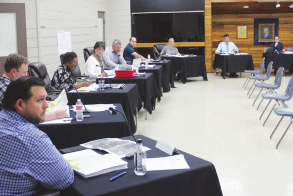 The Sealy City Council met at the W. E. Hill Community Center last Tuesday, Nov. 16 to discuss the route for this year’s Fantasy of Lights parade. HANS LAMMEMAN