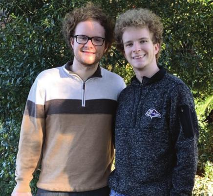 Sealy High School alumni Zane, left, and Matthias, right, Litzmann have both been recipients of academic scholarships for their studies at Sam Houston State University. CONTRIBUTED PHOTO