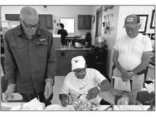 Helping One Another is hosting a Be Well, Live Well series at its Sealy location. From left to right are Peter, Allison, and Charlie all of Sealy.