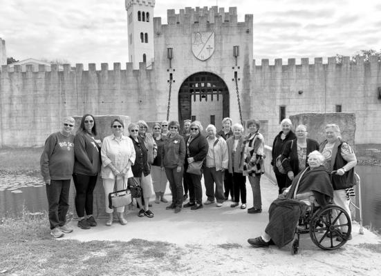 The Austin County EEA recently went on their first road trip to Newman’s Castle. Pictured are Joan Buenger, Kate Buenger, Jackie Bowden, Betty Bowden, Barney Zimmerman, Danita Schovajsa, JoAnn Reichle, Knellen Quinteros, Doris Glenewinkel, Geraldine Siptak, Gladys Frank, Carolyn Balke, Cindy Slator, Annette Balke, Pat Allee, Jessie Kokemor, Donna Burton, and Marilyn Petrich. CONTRIBUTED PHOTO