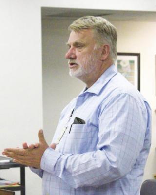 Project Manager Michael Zapalac requested approval to solicit bids for plumbing projects during the last Wednesday’s regular school board meeting. COLE McNANNA