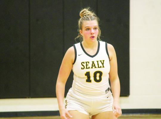Baylee Brandes was named to the 2nd All-District team as a sophomore. SEALY NEWS | EVAN HALE