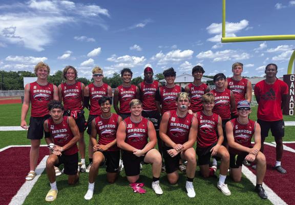 ALL CONTRIBUTED PHOTOS The Brazos Cougars earned a berth at the state seven-on-seven tournament for the first time in the school’s history.
